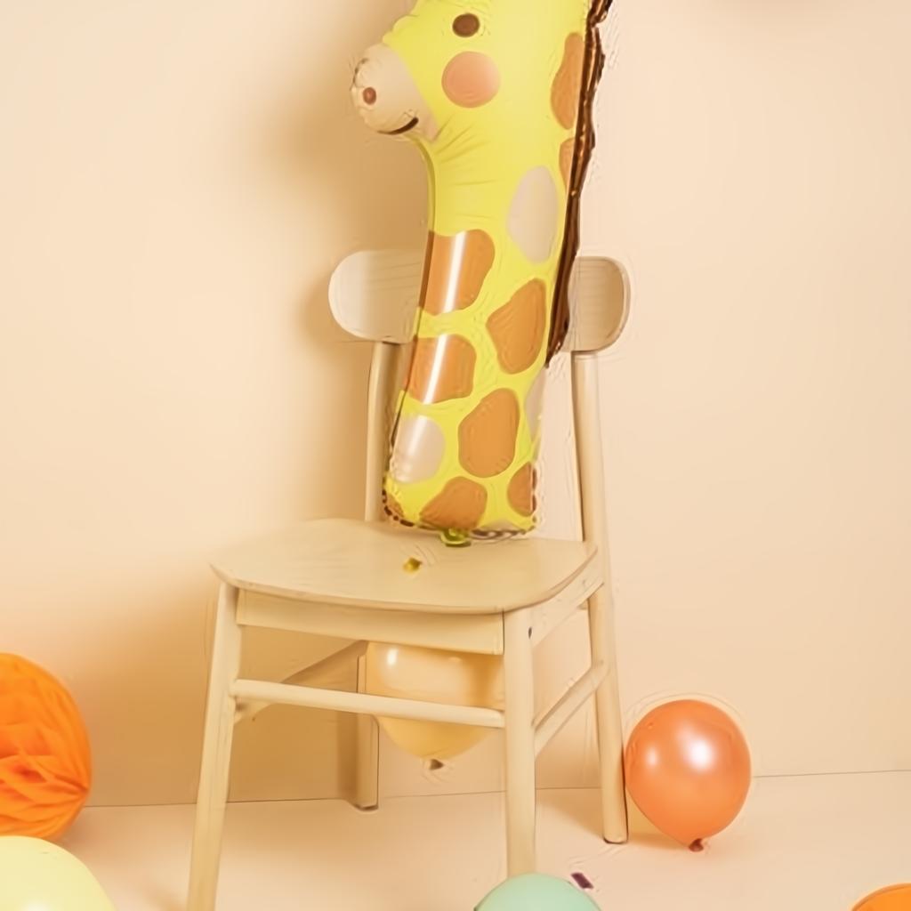 Folienballon Ziffer 1 - Giraffe, 48x96 cm PartyDeco 3