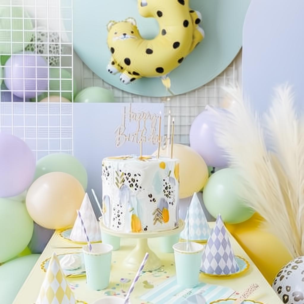 Folienballon Ziffer 3 - Gepard, 72.5x109 cm PartyDeco 5