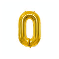 Folienballon Ziffer 86cm, Gold PartyDeco 1