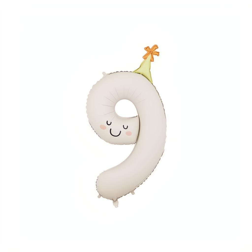 Folienballon Ziffer Kinderparty PartyDeco 10
