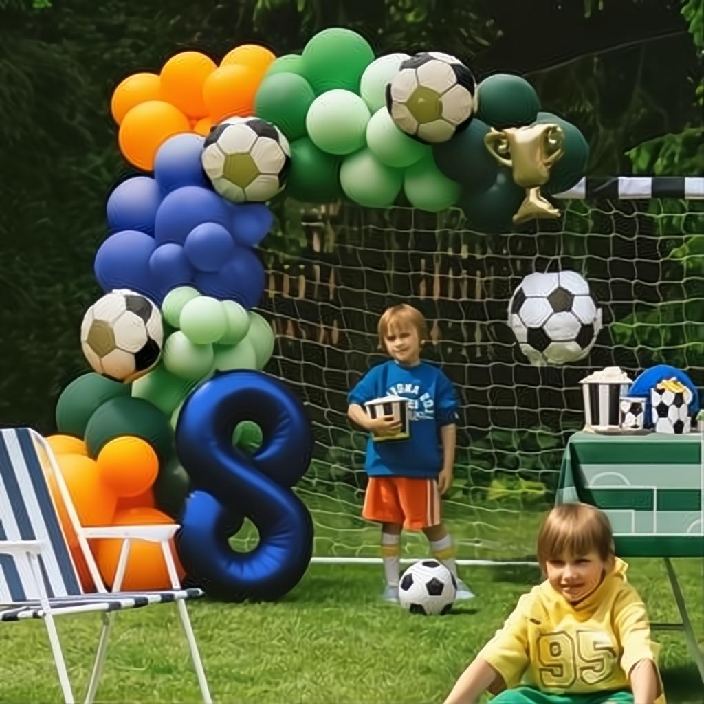 Folienballons für Girlanden Pokal mit Bällen, 33x33 cm und 34 cm PartyDeco 2