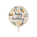 Folienluftballon Baufahrzeuge, 45 cm PartyDeco 1