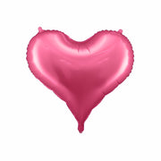 Folienluftballon Herz, 75x64,5 cm, rosa PartyDeco 1