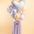 Folienluftballon Herz, 75x64,5 cm, weiss PartyDeco 5