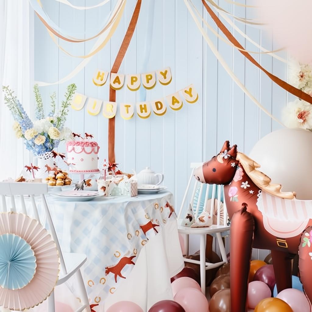 Folienluftballon Pferd, 110 x 126 cm PartyDeco 3