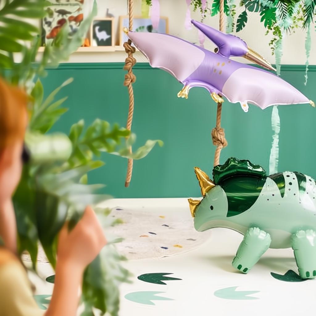 Folienluftballon Triceratops, 101 x 60.5cm, grün PartyDeco 2
