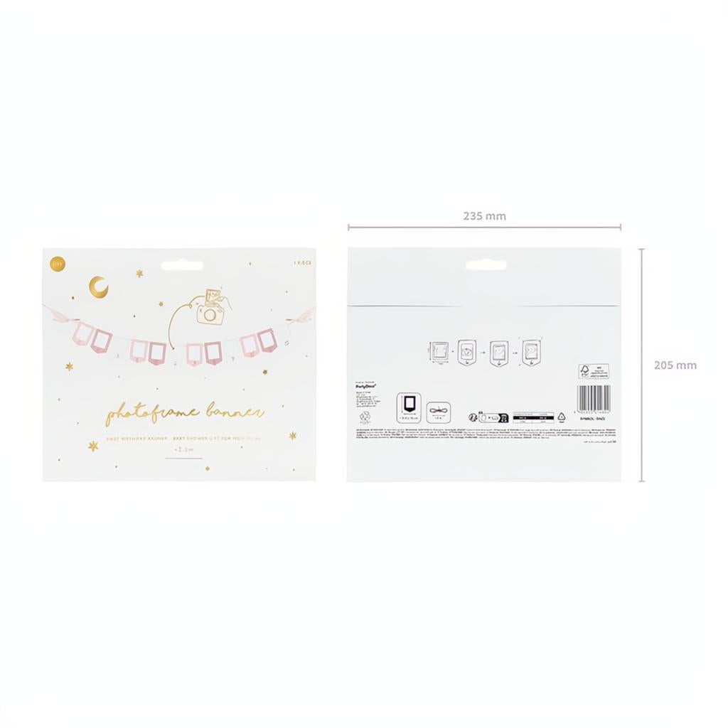 Fotogirlande - Storch, 10.5x15 cm PartyDeco 6
