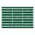 Fussballfeld-Tischdecke, 120x180cm PartyDeco 1
