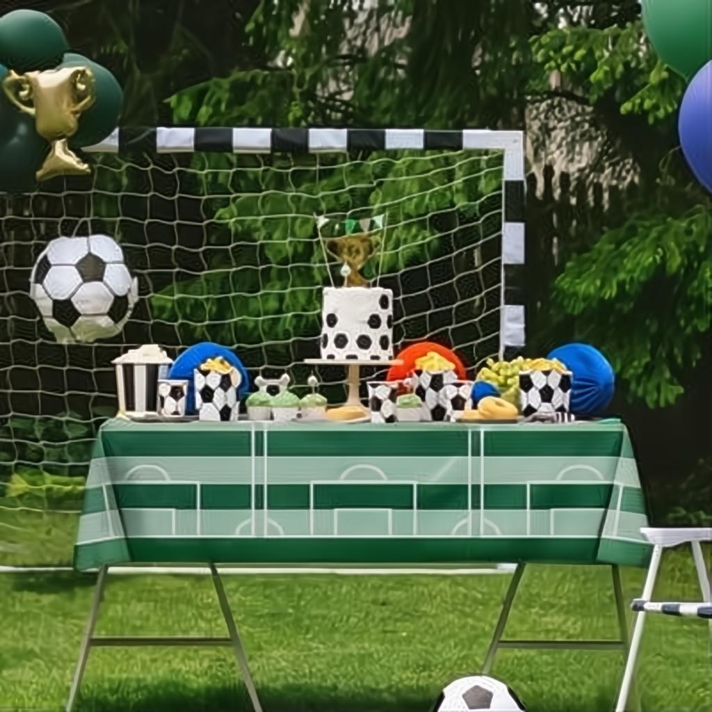Fussballfeld-Tischdecke, 120x180cm PartyDeco 3