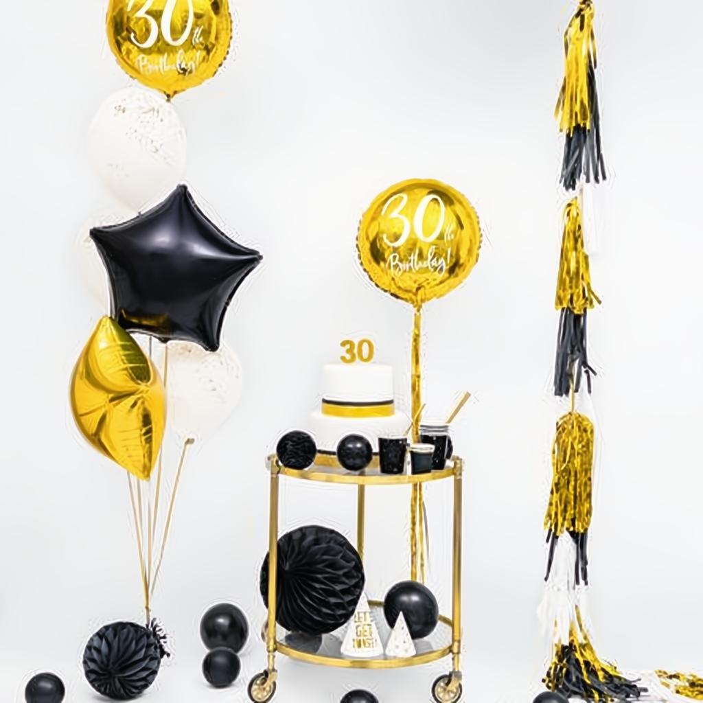 Geburtstagskerze Zahl 2, gold PartyDeco 6