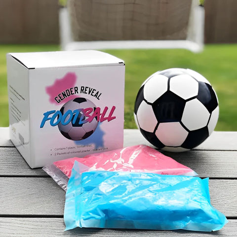 Gender Reveal Football pink&blue