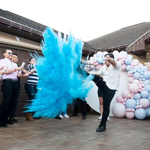 Gender Reveal Football blue