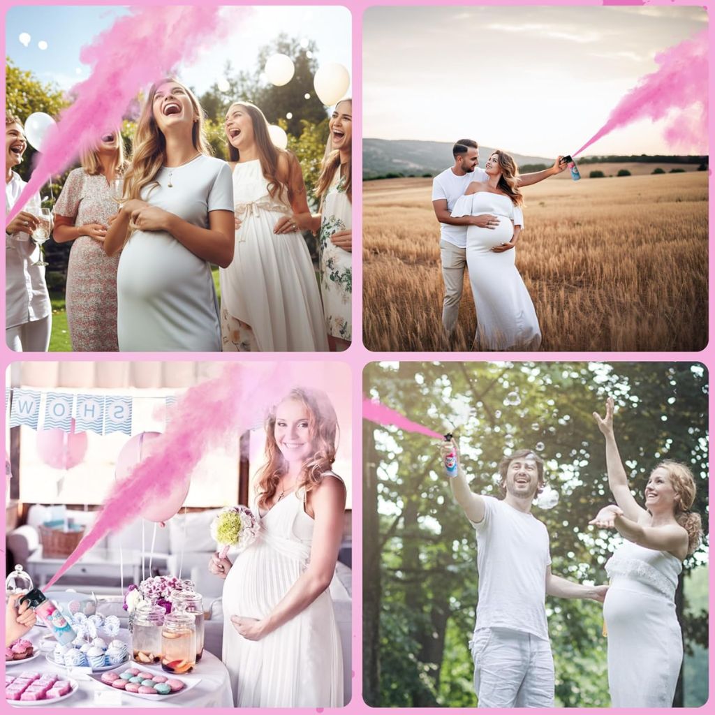 Gender Reveal Baby Girl Pink