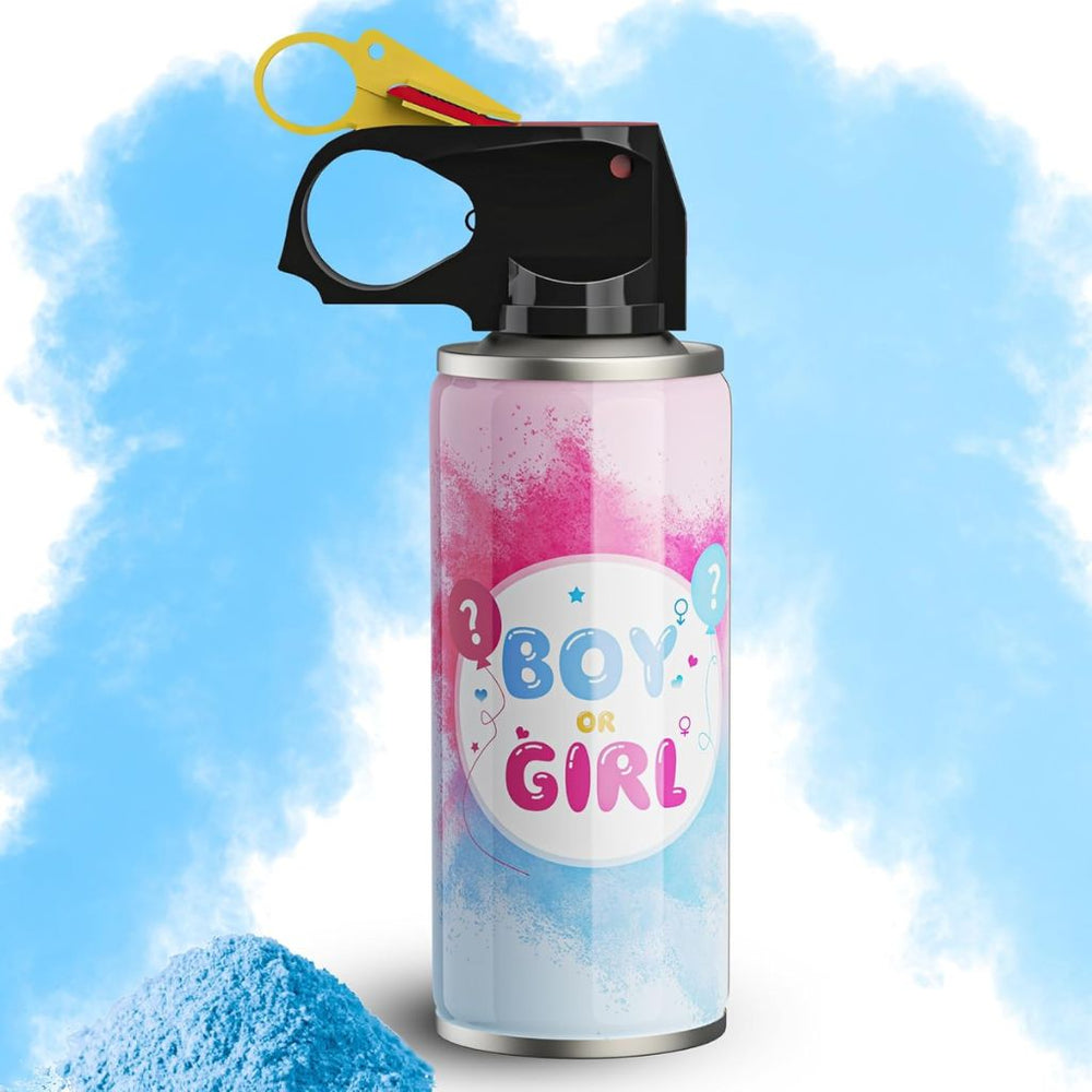Gender Reveal Mini Feuerlöscher für Baby Boy Blau