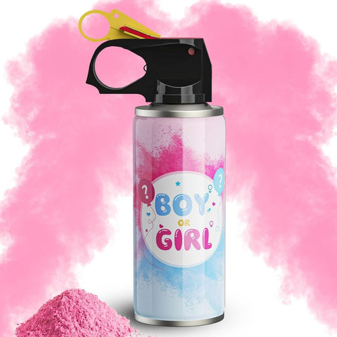 Gender Reveal Mini Feuerlöscher für Baby Girl Pink