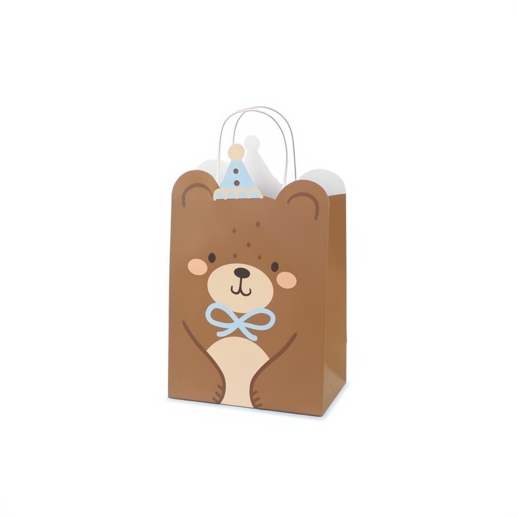 Geschenktasche Teddybär, 18x29x10.5 cm PartyDeco 1