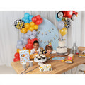 Geschenktüte Autos, 10,5x18x25 cm, Farbenmix PartyDeco 4