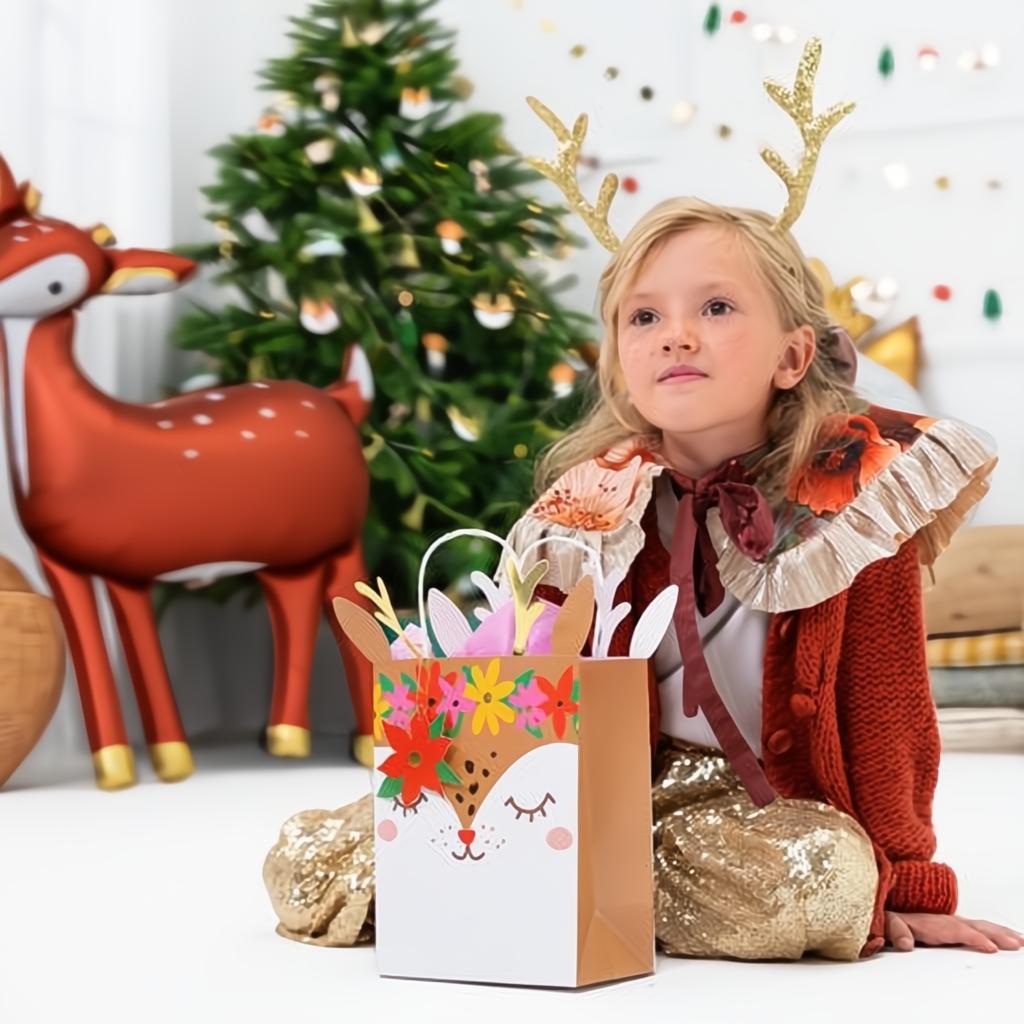 Geschenktüte Reh, 20.5x30x10.5cm PartyDeco 2