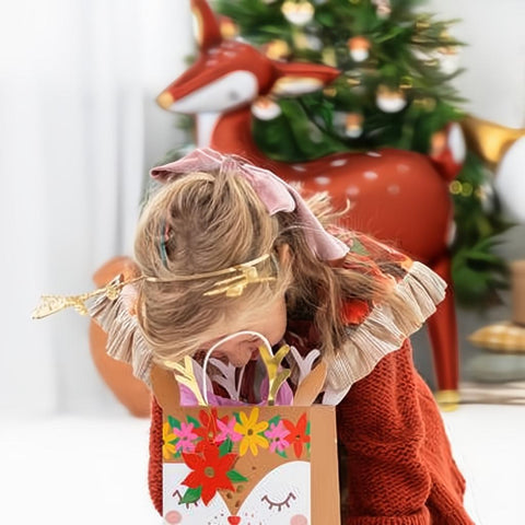 Geschenktüte Reh, 20.5x30x10.5cm PartyDeco 3