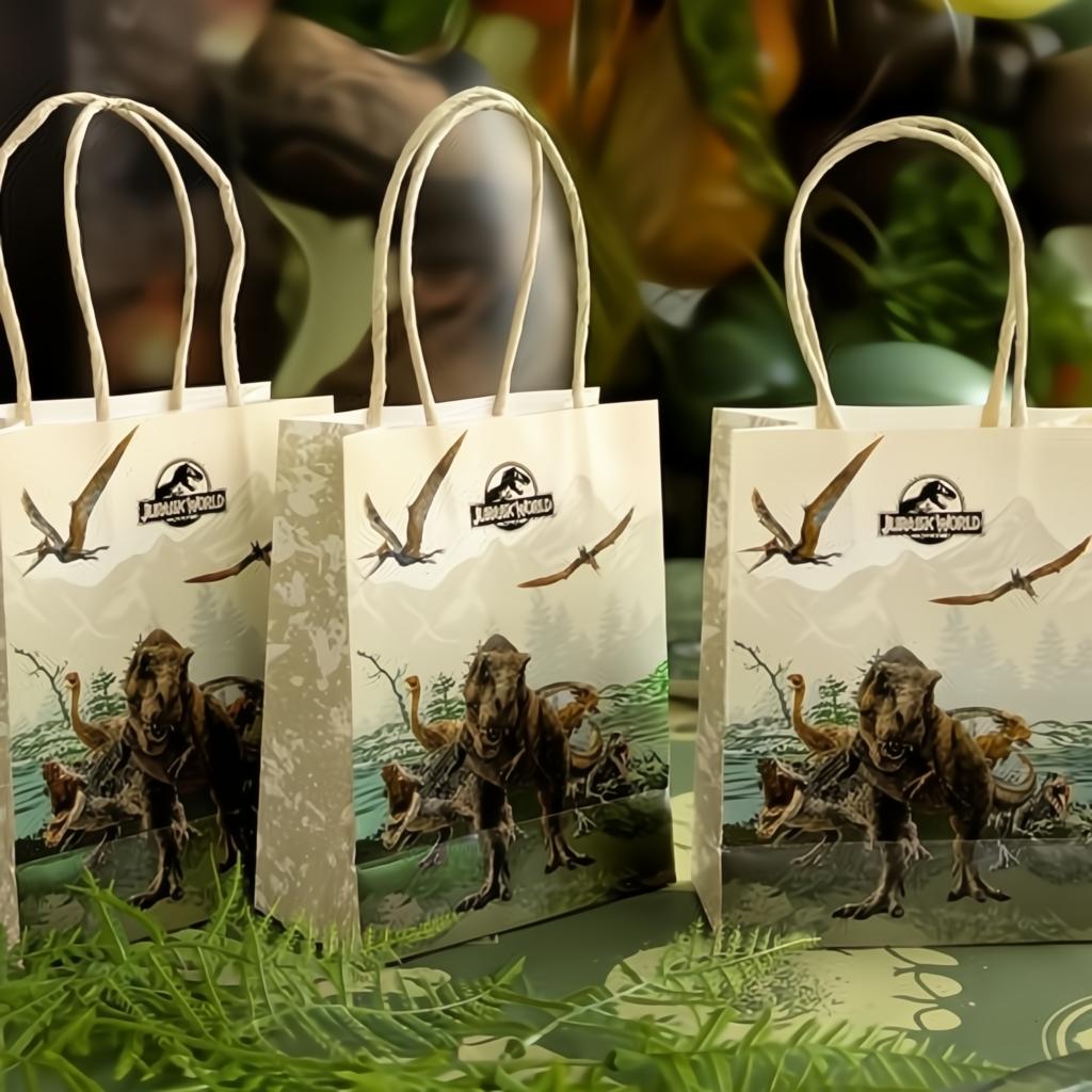 Geschenktüten aus Papier Jurassic World, 12x15.5x6 cm PartyDeco 2