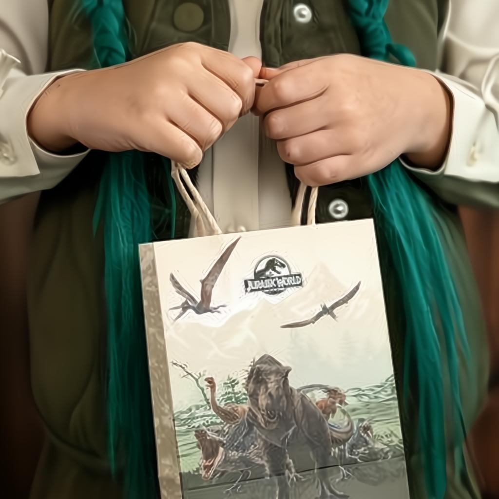 Geschenktüten aus Papier Jurassic World, 12x15.5x6 cm PartyDeco 3