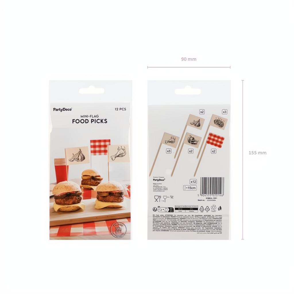 Grill-Picker Deko, 15 cm PartyDeco 5