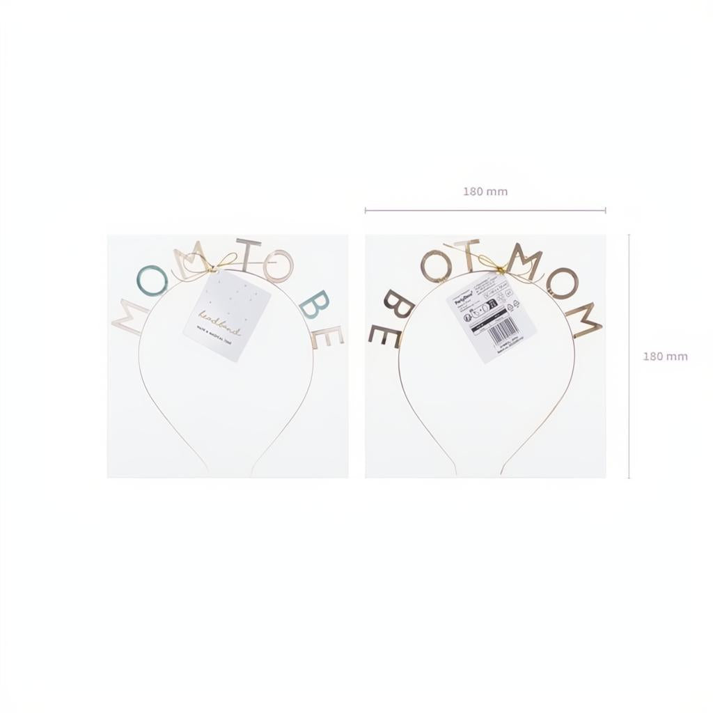 Haarreif Mom to be, 18.5x18 cm PartyDeco 4