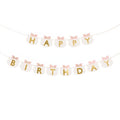 Happy Birthday Banner Kätzchen, 2,8 m PartyDeco 1