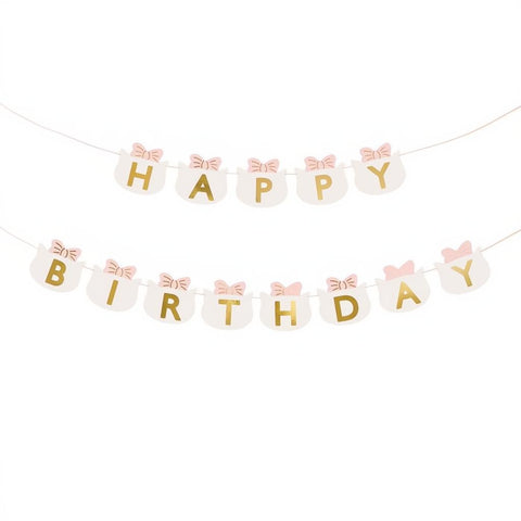 Happy Birthday Banner Kätzchen, 2,8 m PartyDeco 1