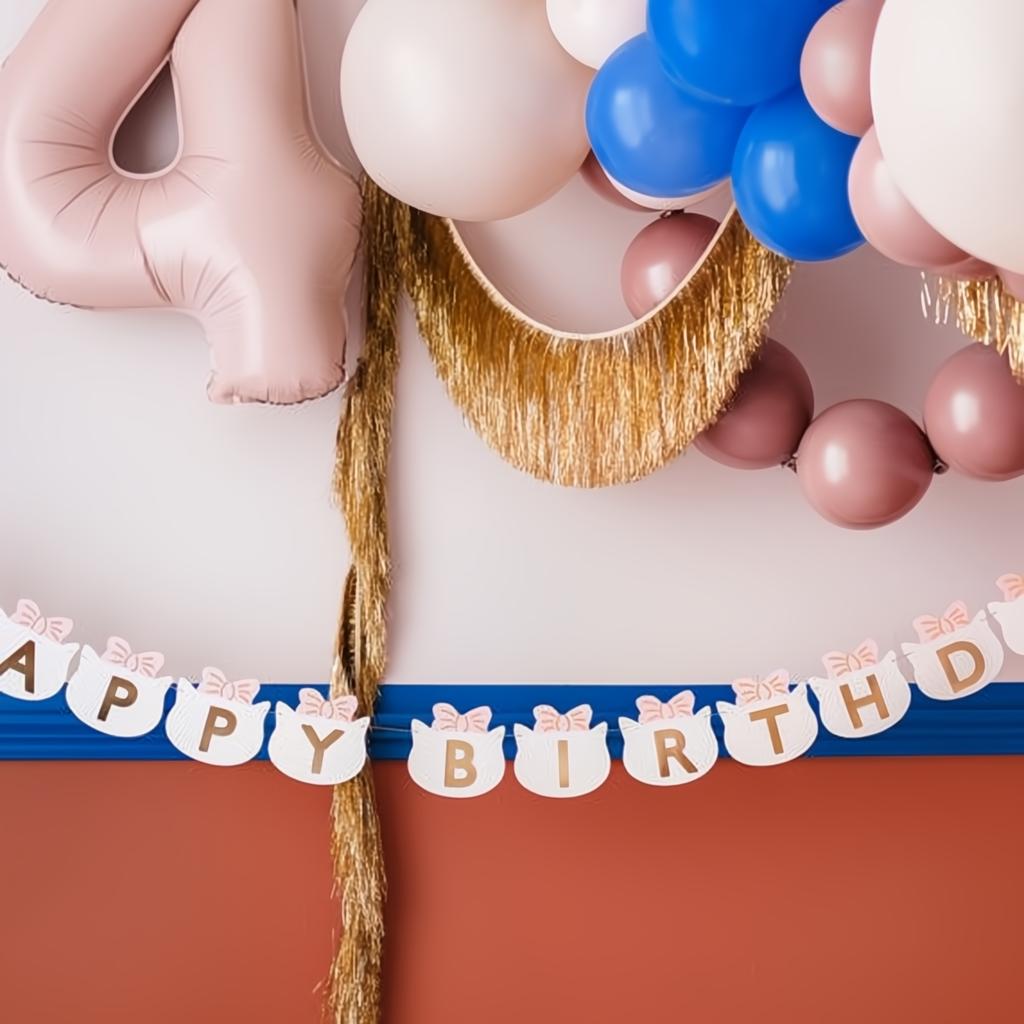 Happy Birthday Banner Kätzchen, 2,8 m PartyDeco 3