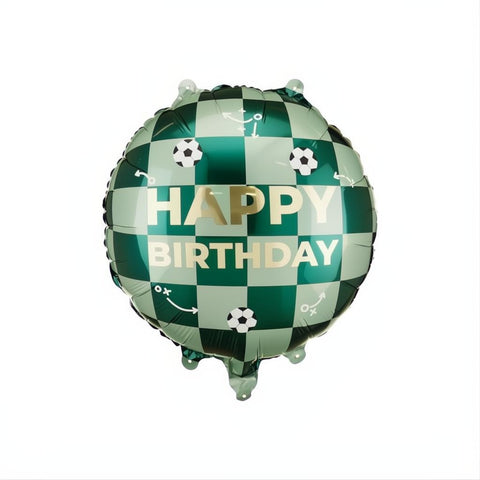Happy Birthday Folienballon mit Bällen, 35x35 cm PartyDeco 1