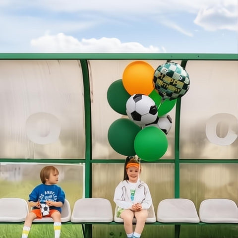 Happy Birthday Folienballon mit Bällen, 35x35 cm PartyDeco 2