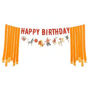 Happy Birthday Zirkus Banner, 275 cm PartyDeco 1