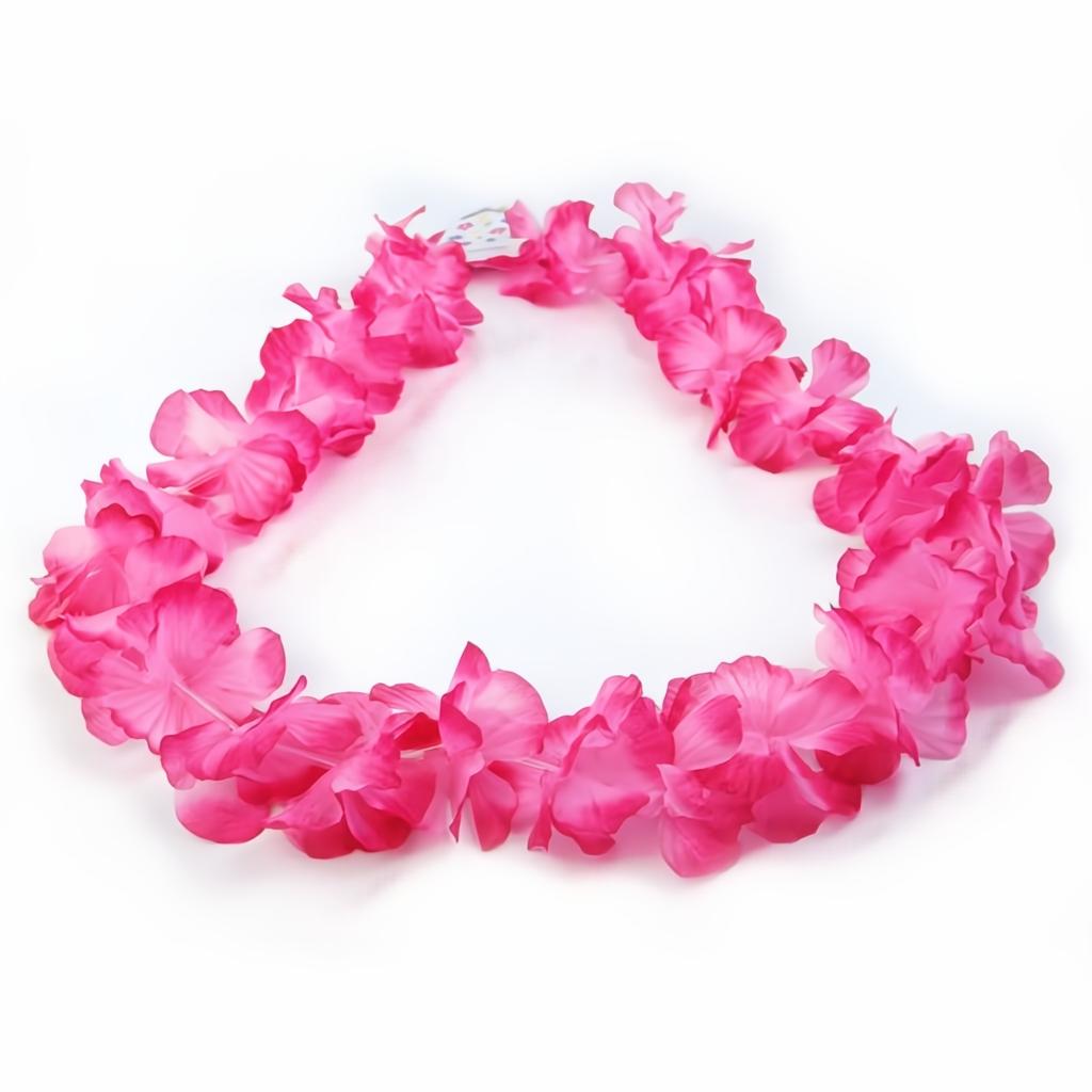 Hawaiianische Halskette, rosa, 1m PartyDeco 2
