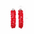 Hawaiianische Kette, dunkelrosa PartyDeco 4