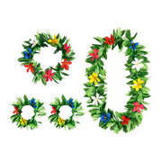 Hawaiianisches Set, grün, Erwachsene, Einheitsgrösse PartyDeco 1