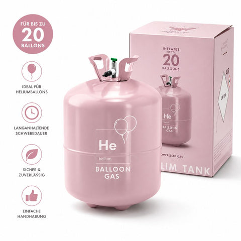 Heliumflasche – für bis zu 20 Ballons