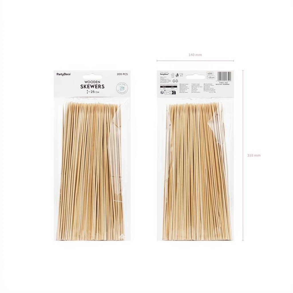 Holzspiesse, 25 cm PartyDeco 3