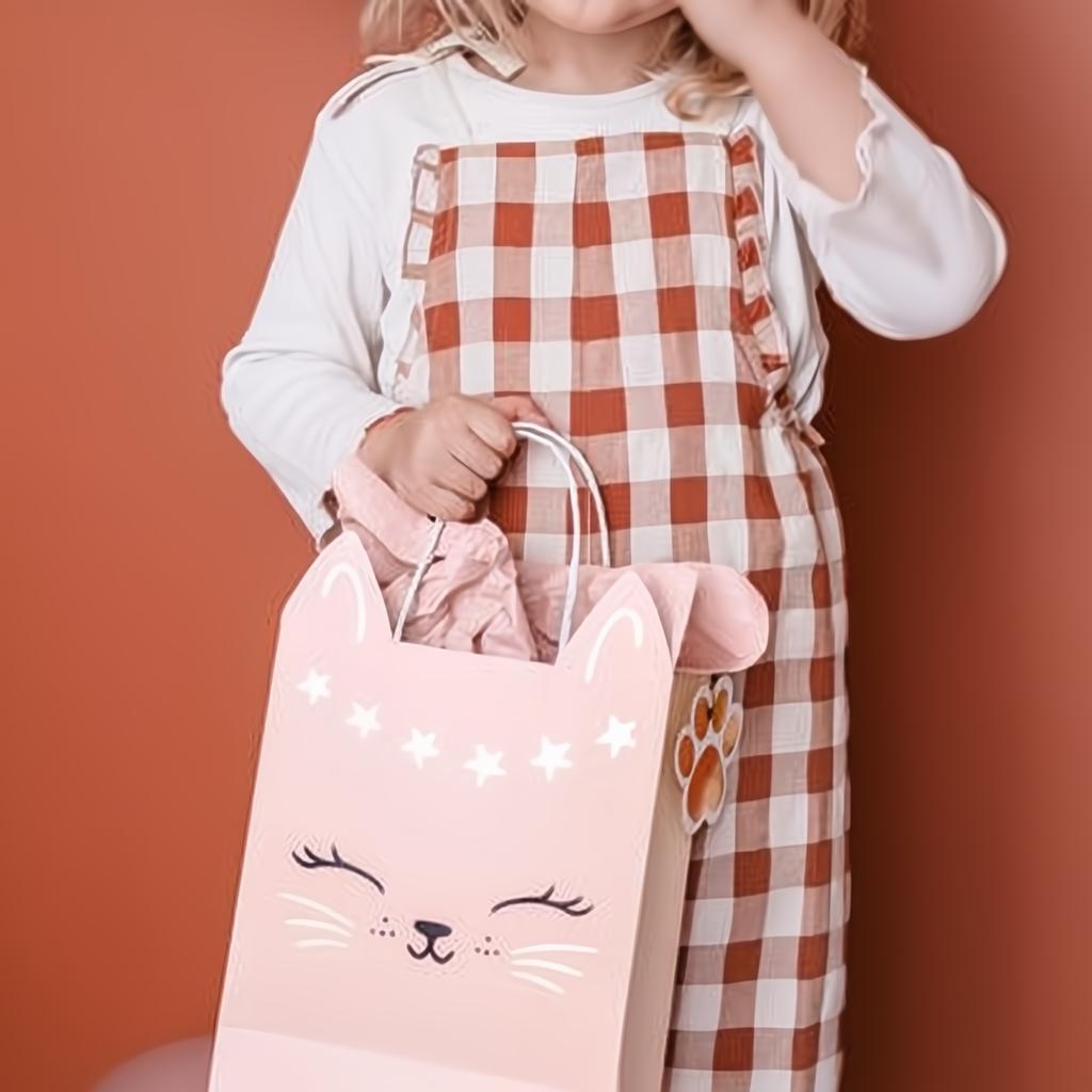 Katzen-Geschenktasche, 18 x 10,5 x 27,5 cm PartyDeco 2