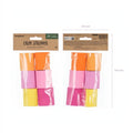 Krepppapier 5 cm/10 m, Set mit 6 Stück, Sommerfarben Mix PartyDeco 4