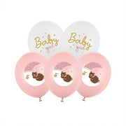 Luftballons 30 cm, Baby Girl PartyDeco 1