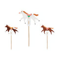 Muffin-Dekorationen - Pferde, 13 cm PartyDeco 1