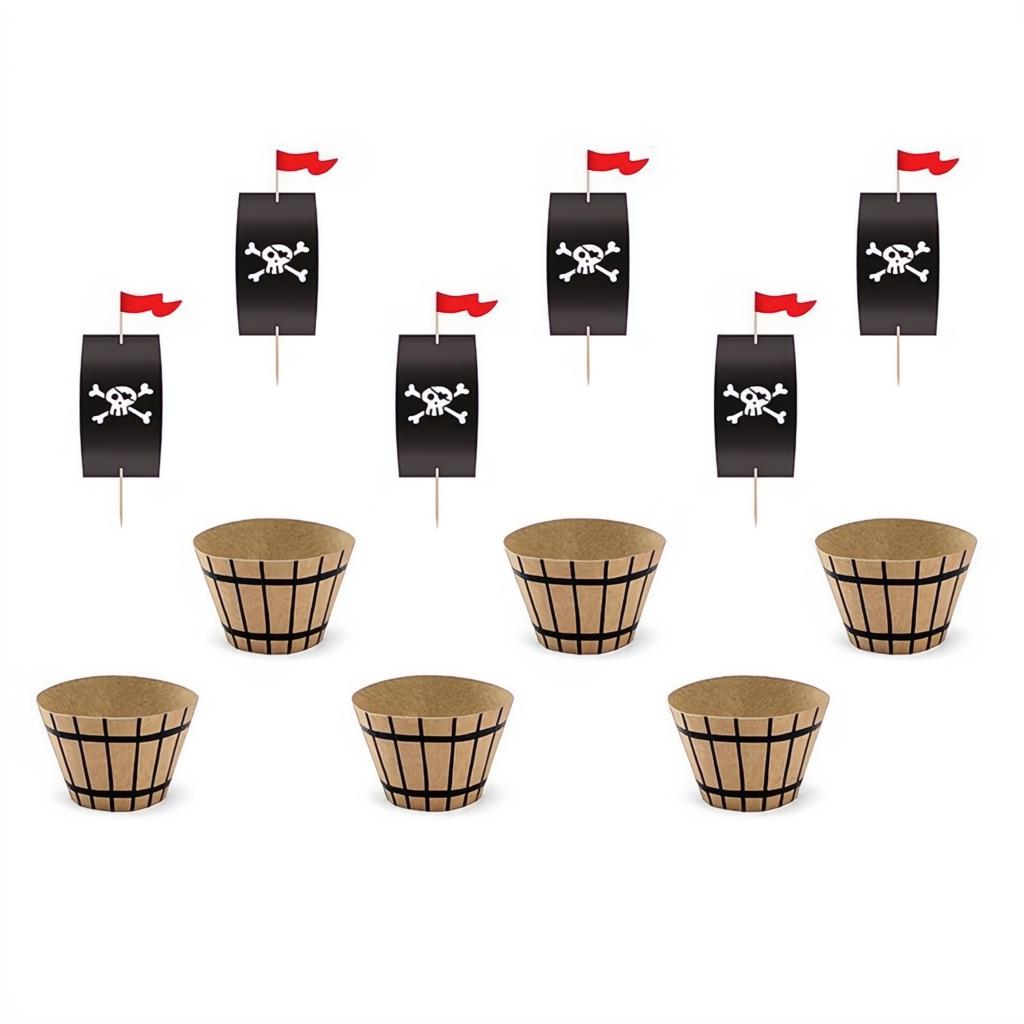 Muffin-Set Piraten PartyDeco 1