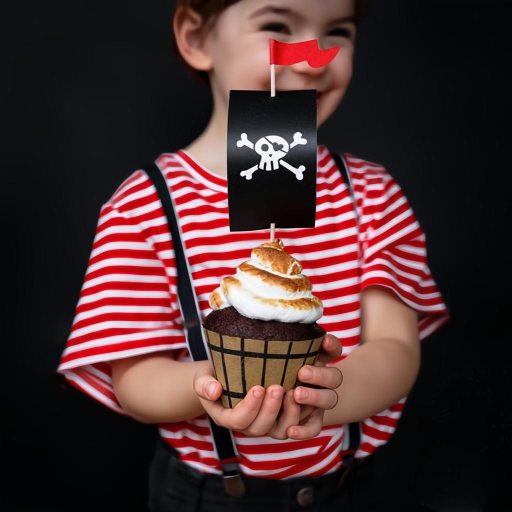 Muffin-Set Piraten PartyDeco 5