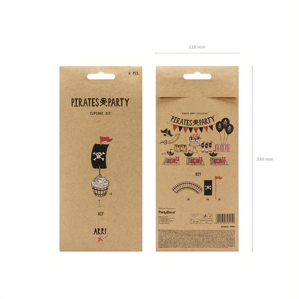Muffin-Set Piraten PartyDeco 8