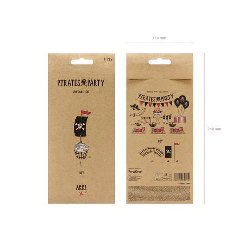Muffin-Set Piraten PartyDeco 8