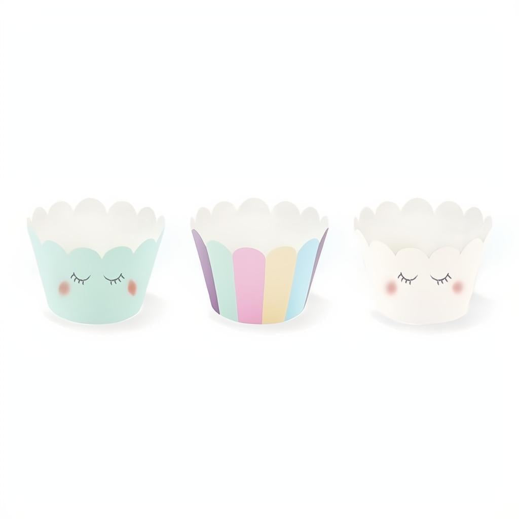 Muffinförmchen Einhorn, 5x7,5x5cm PartyDeco 1
