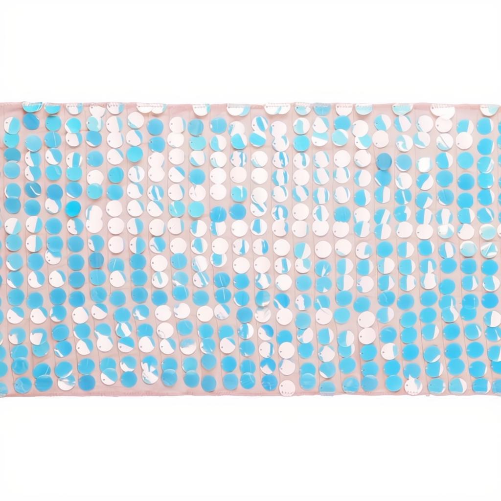 Pailletten-Tischläufer, irisierend, 0,3x2,13m PartyDeco 1