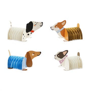 Papier-Honeycomb-Dekorationen Hunde PartyDeco 1