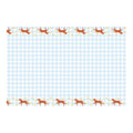 Papier Tischdecke Kariert mit Pferden, 180x120 cm PartyDeco 1